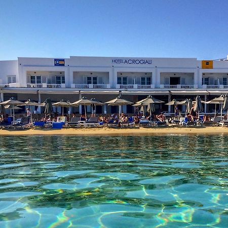 Acrogiali Beachfront Hotel Mykonos Platys Gialos  Exteriér fotografie