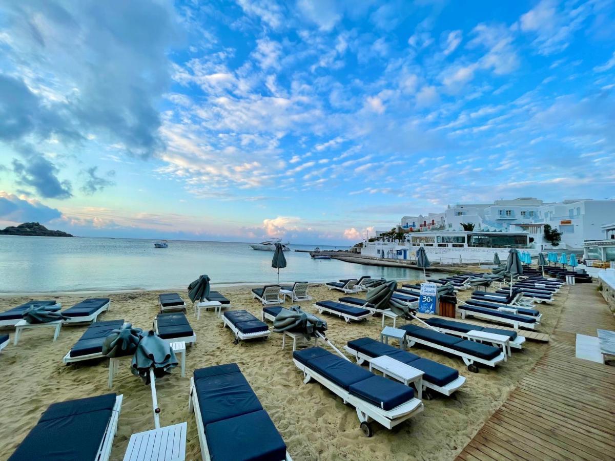 Acrogiali Beachfront Hotel Mykonos Platys Gialos  Exteriér fotografie