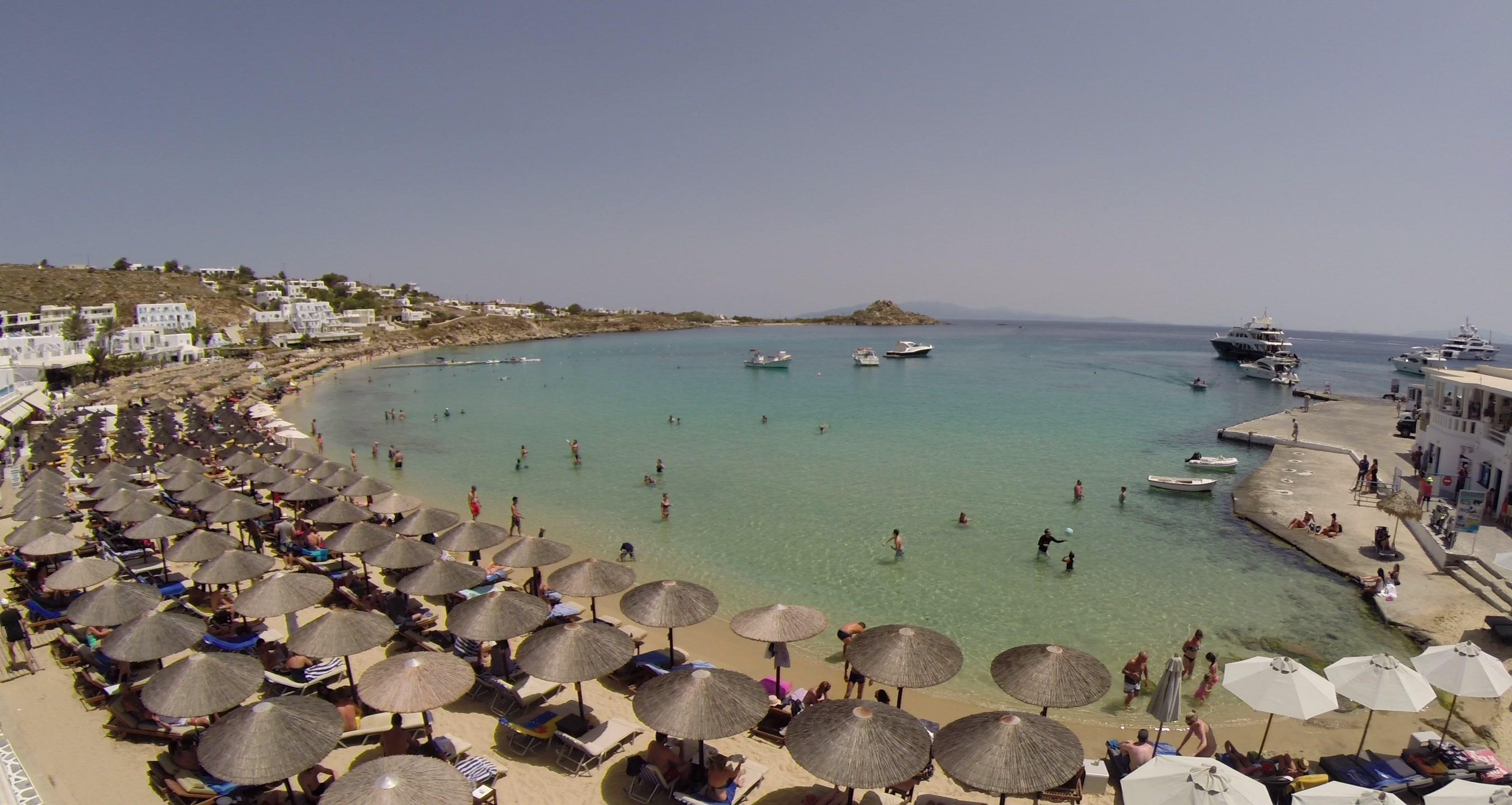 Acrogiali Beachfront Hotel Mykonos Platys Gialos  Exteriér fotografie