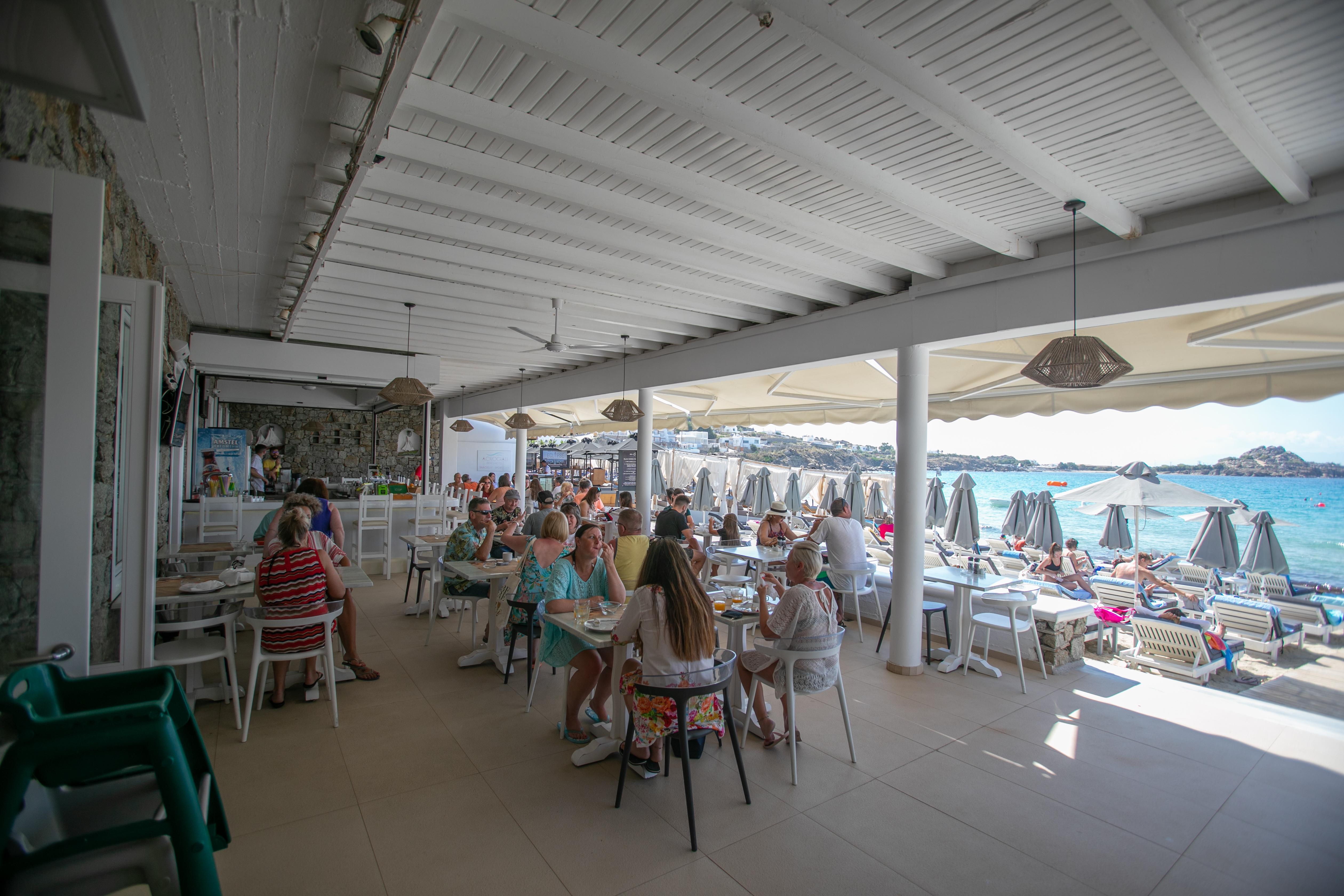 Acrogiali Beachfront Hotel Mykonos Platys Gialos  Exteriér fotografie
