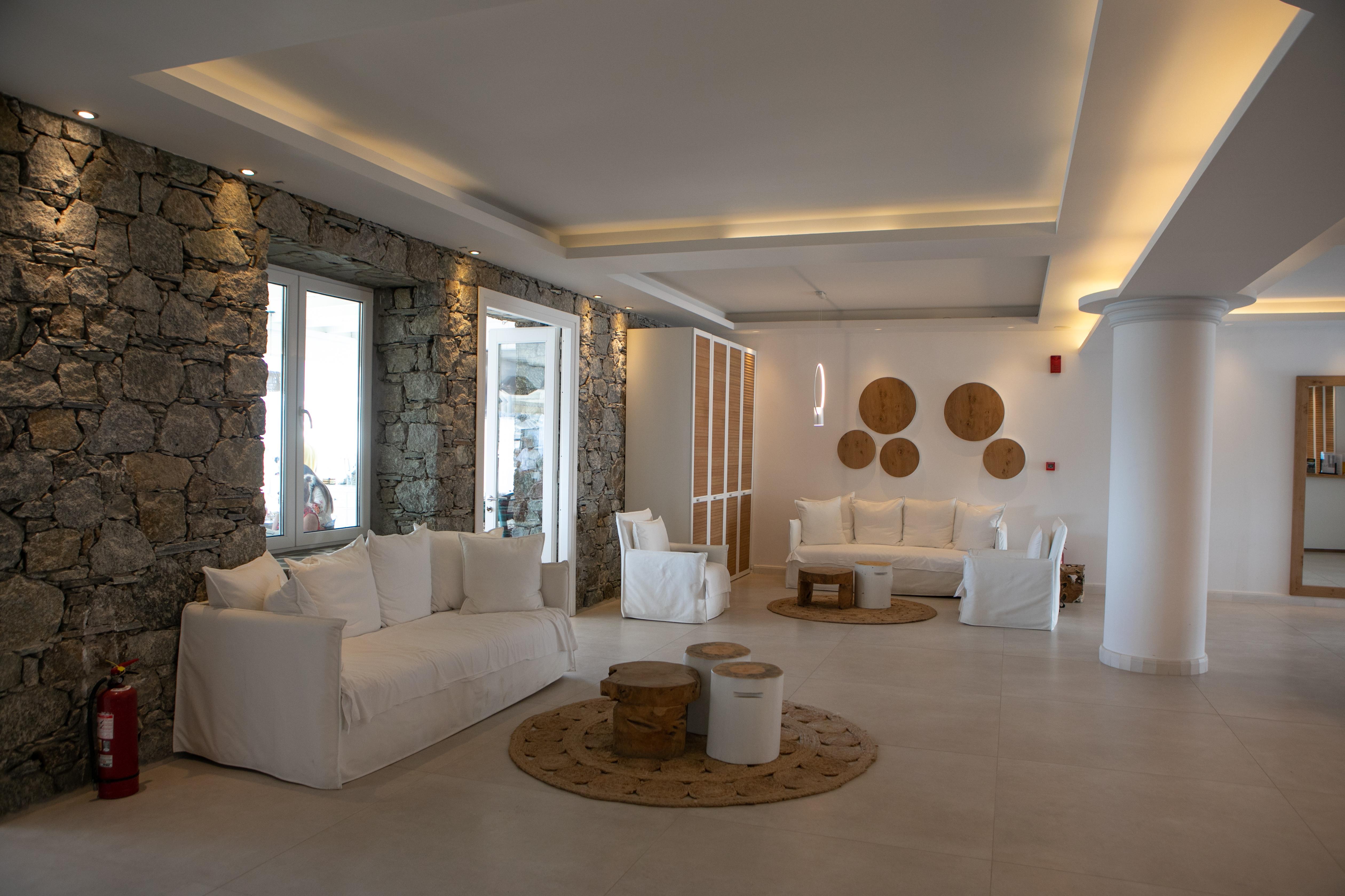 Acrogiali Beachfront Hotel Mykonos Platys Gialos  Exteriér fotografie