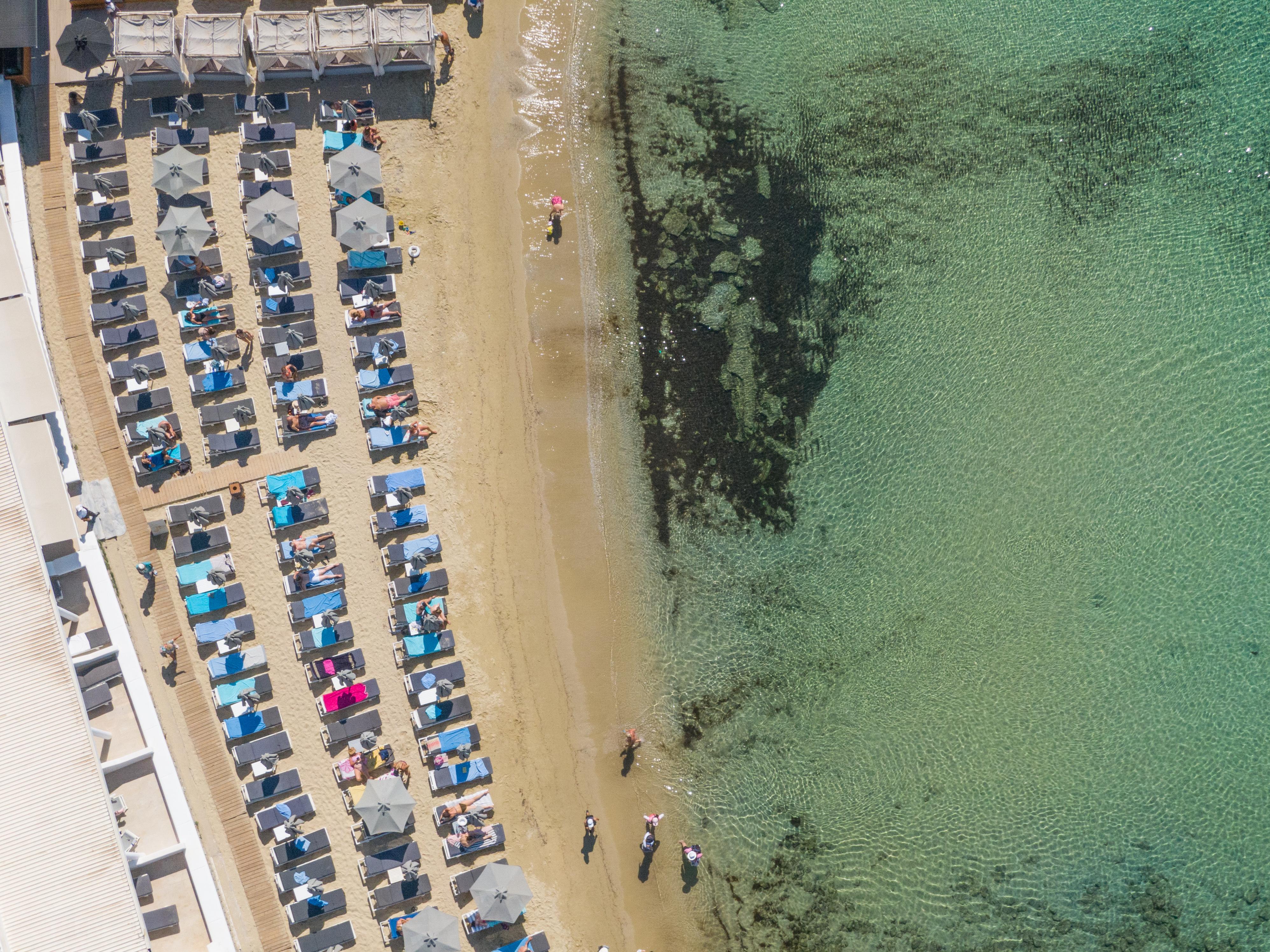 Acrogiali Beachfront Hotel Mykonos Platys Gialos  Exteriér fotografie