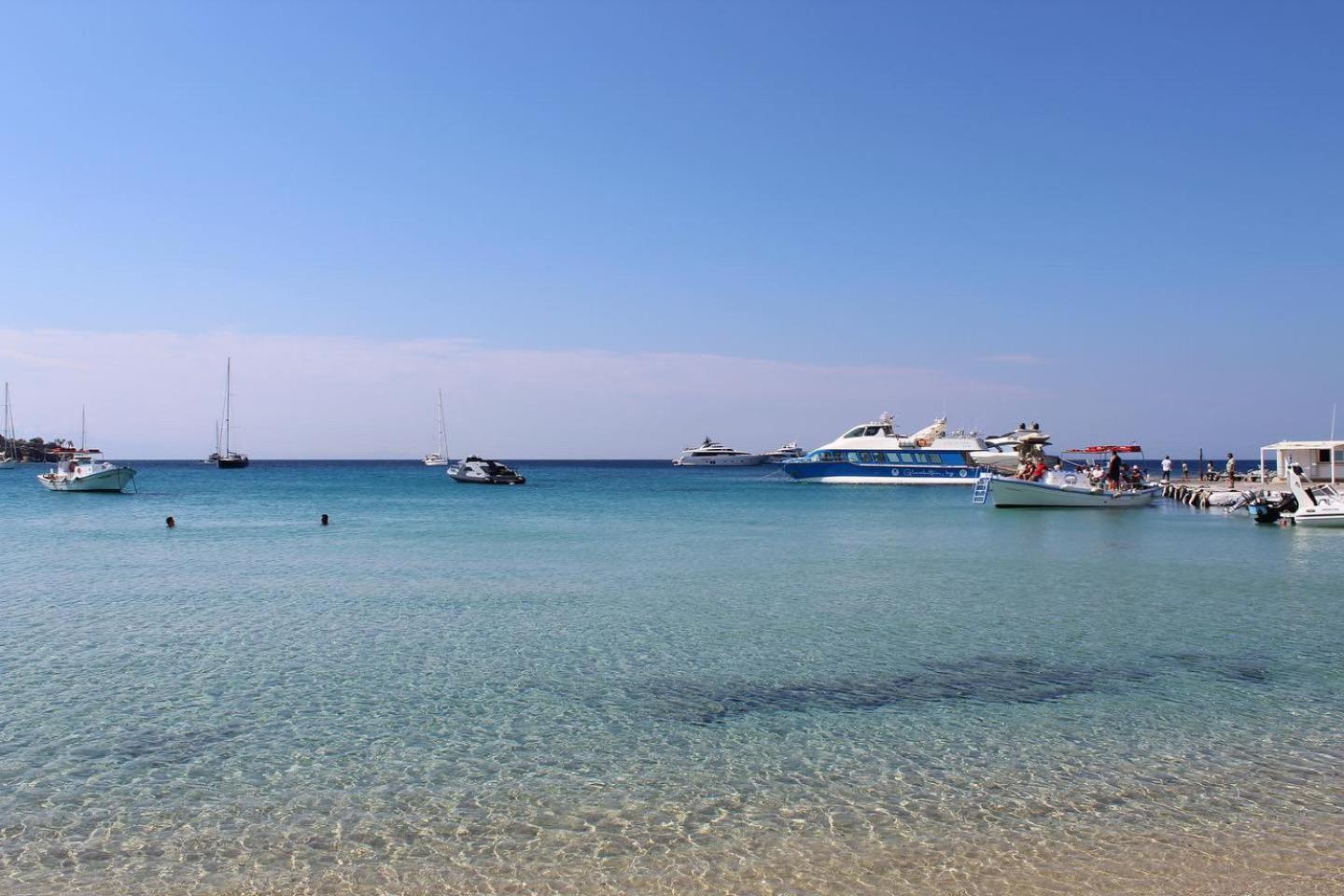 Acrogiali Beachfront Hotel Mykonos Platys Gialos  Exteriér fotografie
