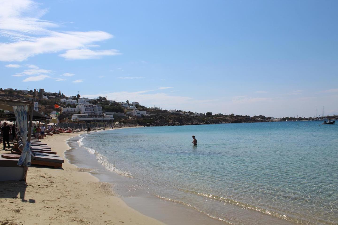 Acrogiali Beachfront Hotel Mykonos Platys Gialos  Exteriér fotografie