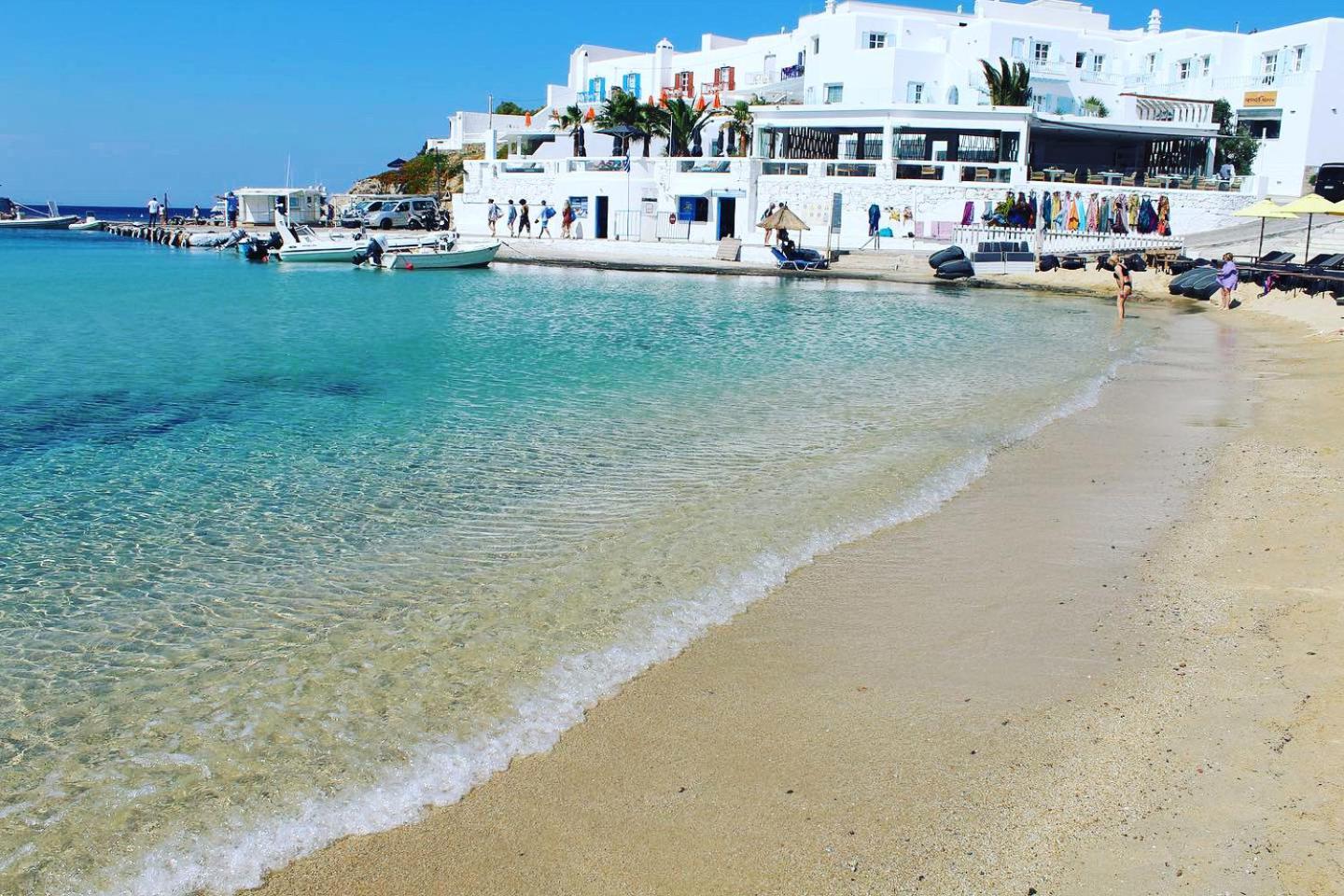 Acrogiali Beachfront Hotel Mykonos Platys Gialos  Exteriér fotografie