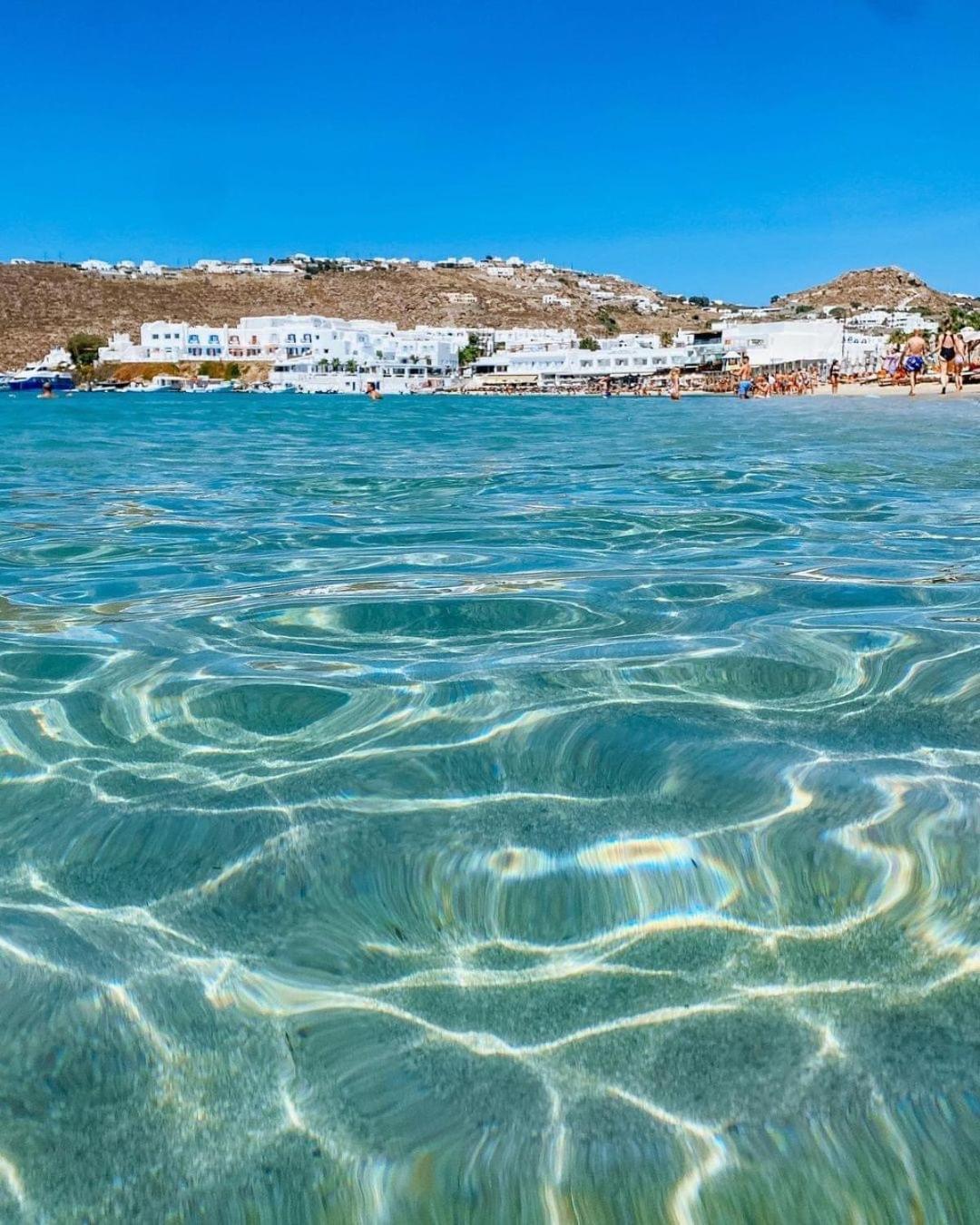 Acrogiali Beachfront Hotel Mykonos Platys Gialos  Exteriér fotografie