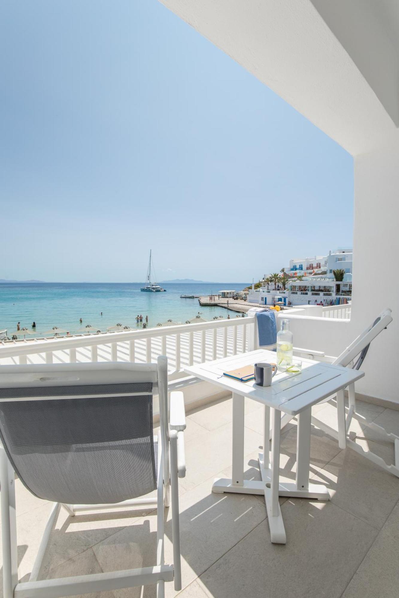 Acrogiali Beachfront Hotel Mykonos Platys Gialos  Exteriér fotografie