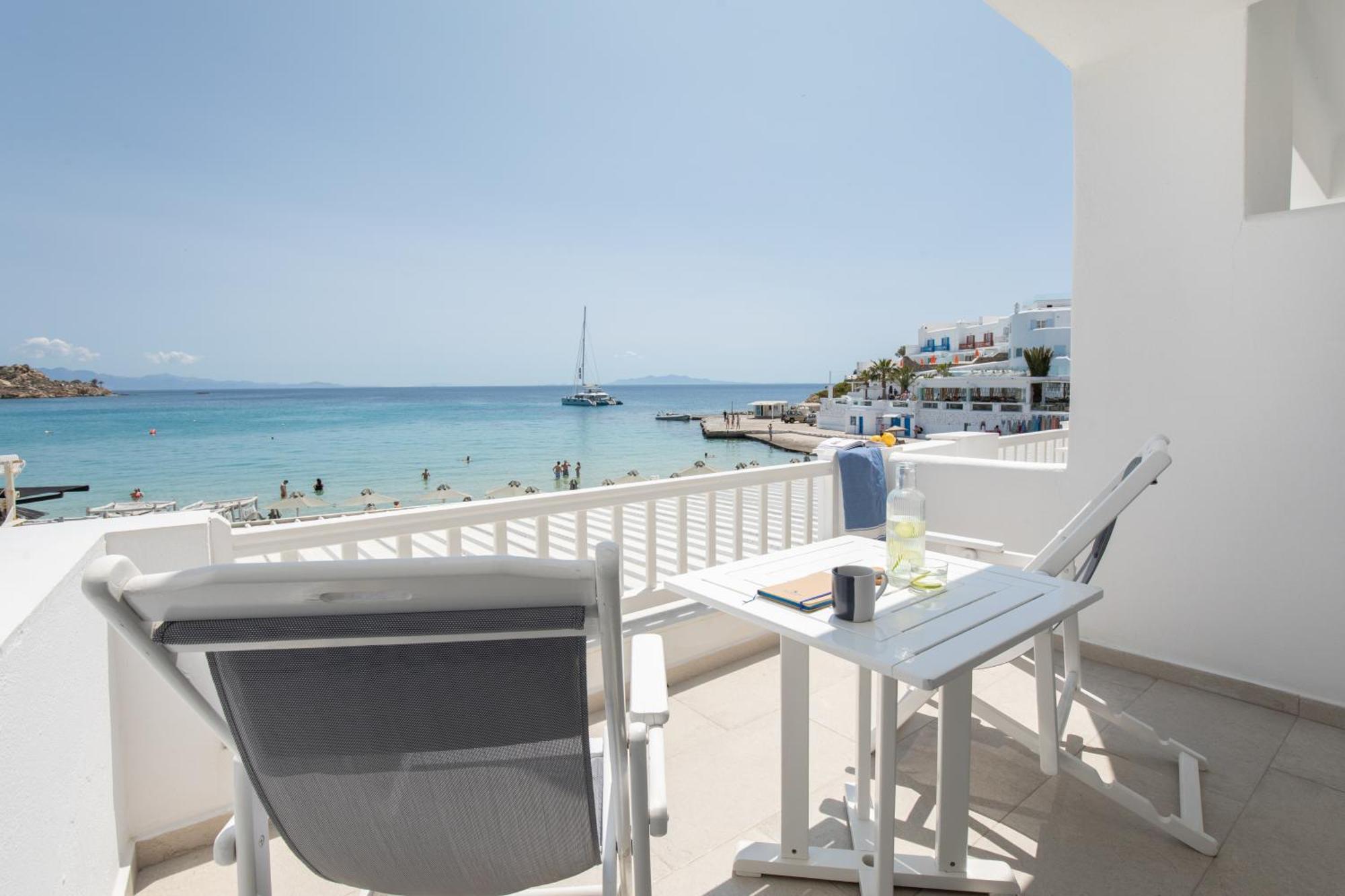 Acrogiali Beachfront Hotel Mykonos Platys Gialos  Exteriér fotografie