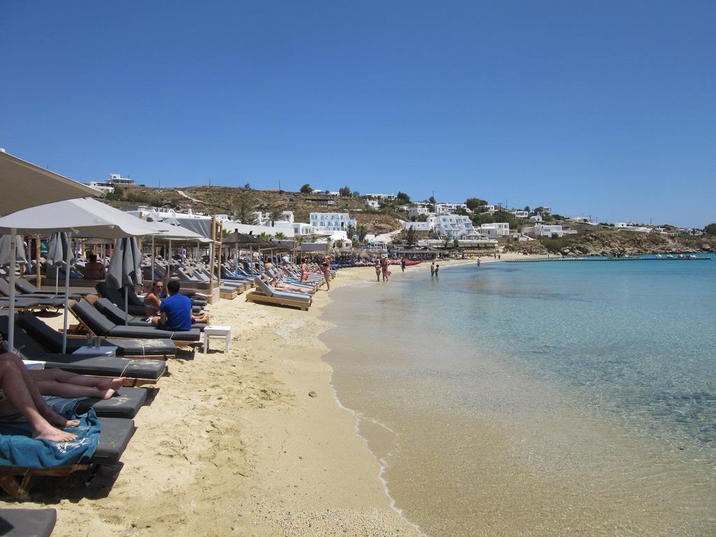 Acrogiali Beachfront Hotel Mykonos Platys Gialos  Exteriér fotografie